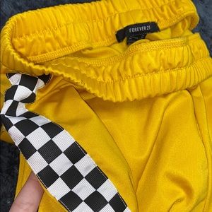 Yellow trap suite pants